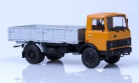 Коллекционная масштабная модель 1:43 Грузовой автомобиль МАЗ-5337 оранжевый (Автоистория)