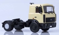 Коллекционная масштабная модель 1:43 Седельный тягач МАЗ-5432 поздний, бежевый (Автоистория)