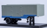 Коллекционная масштабная модель 1:43 Полуприцеп ОдАЗ-794 голубой, синий (SSM)