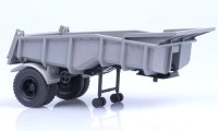 Масштабная модель 1:43 Самосвальный полуприцеп МАЗ-5232В, серый, Автоистория (АИСТ)