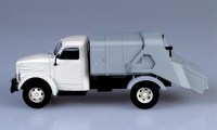 Коллекционная масштабная модель 1:43 Мусоровоз на базе -51А с журналом (De Agostini)