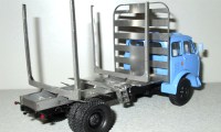 Комплект для сборки: Сортиментовозная площадка Alucar 1:43 для МАЗ-500 от НАП (Клен)