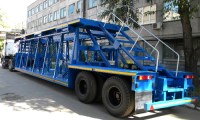 Комплект для сборки 1:50 Кассетный полуприцеп-панелевоз ЧМЗАП-938532-020 (Клен)