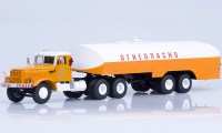Коллекционная масштабная модель 1:43 КрАЗ-258 с полуприцепом ТЗ-22 Аэрофлот (SSM)