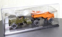 Коллекционная масштабная модель 1:43 МАЗ-200В с полуприцепом МАЗ-5232В (SSM)
