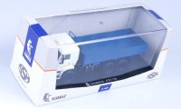 Коллекционная масштабная модель 1:43 Грузовой автомобиль КамАЗ-43118 белый, синий (SSM)