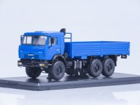 Коллекционная масштабная модель 1:43 Грузовой автомобиль КамАЗ-43118 синий (SSM)