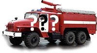 Коллекционная масштабная модель 1:43 Пожарный автомобиль Урал (SSM)