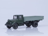 Коллекционная масштабная модель 1:43 Грузовой автомобиль ЯАЗ-200 хаки, серый (Автоистория)