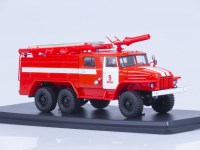 Коллекционная масштабная модель 1:43 Пожарный автомобиль АЦ-40(375Н)Ц1А  надпись 