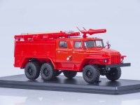 Коллекционная масштабная модель 1:43 Пожарный автомобиль АЦ-40(375Н)Ц1А  без надписей (SSM)