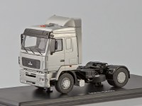 Коллекционная масштабная модель 1:43 Седельный тягач 4х2 МАЗ-5440 серебристый (SSM)