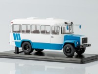 Коллекционная масштабная модель 1:43 Пригородный Автобус КАвЗ-3976 бело-голубой (Start Scale Models)