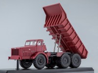 Коллекционная масштабная модель 1:43 Карьерный трехосный самосвал МАЗ-530 выставочный (SSM)