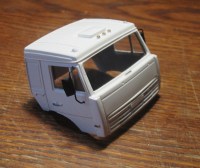 Кабина белая для масштабной модели 1:43 из Челнов -53215 (MD Models)