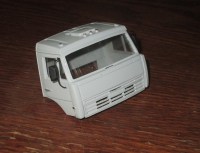 Кабина белая дневная для масштабной модели 1:43 из Челнов -65115 (MD Models)