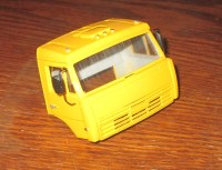 Кабина желтая  дневная для масштабной модели 1:43 из Челнов -65115 (MD Models)