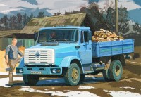 Комплект для самостоятельной сборки модели Бортовой автомобиль 4х2 ЗиЛ-4333 Start Scale Models (SSM)