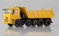 Коллекционная масштабная модель 1:43 Самосвал 8х4 КамАЗ-6540 желтый (SSM)