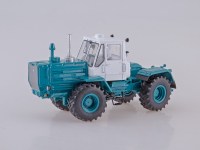 Коллекционная масштабная модель 1:43 Колесный трактор Т-150К серо-зеленый (SSM)