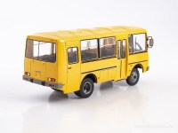 Масштабная модель 1:43 Полноприводный автобус ПАЗ-3206 с журналом №59 (Наши Автобусы. Modimio)