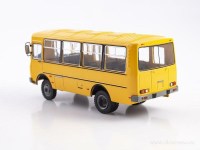 Масштабная модель 1:43 Полноприводный автобус ПАЗ-3206 с журналом №59 (Наши Автобусы. Modimio)