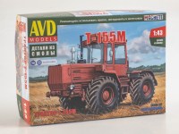 Сборная модель 1:43 Универсальный колесный трактор второго тягового класса Т-155М (AVD Models, смола)