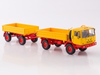 Масштабная модель 1:43 Сельскохозяйственный автопоезд КАЗ-4540 "Колхида" с прицепом ГКБ-8535, выставочный, Start Scale Models (SSM)