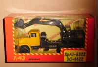Коллекционная масштабная модель 1:43 43204-10 лесовоз с прицепом-роспуском (Start Scale Models)