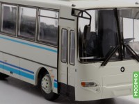 Масштабная модель 1:43 Отечественный автобус ПАЗ-4230 "Аврора"с журналом №26 (Наши Автобусы. Modimio)