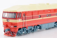 Масштабная модель 1:87 Советский локомотив ТЭП70 с журналом №11 (Наши Поезда. Modimio)