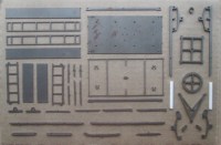 Сборная модель 1:43 Ранний самосвальный прицеп с поворотной тележкой ГКБ-819 (Клен)