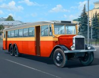 Масштабная модель 1:43 Довоенный автобус ЯА-2 с журналом №86 (Наши Автобусы. Modimio)