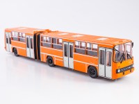 Масштабная модель 1:43 Городской сочлененный автобус Икарус-280.64, Ikarus-280.64, планетарные двери, желтый, Советский Автобус (СОВА)