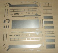 Сборная модель 1:43 Двухосный самосвальный полуприцеп ГКБ-9575, второй серии (Клен)