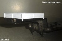 Сборная модель 1:43 Современный трехосный полуприцеп-тяжеловоз ЧМЗАП-9990-0000073-02 (Клен)