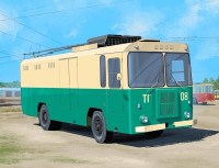 Масштабная модель 1:43 Грузовой троллейбус КТГ-1 с журналом Спецвыпуск №19 (Наши Автобусы. Modimio)