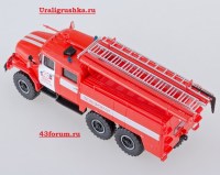 Коллекционная масштабная модель 1:43 Пожарная автоцистерна АЦ-40(131)-137А Нижний Новгород, ПЧ 25(АИСТ)