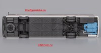 Коллекционная масштабная модель 1:43 автобус Икарус 256.54 красно-белый (Classicbus)