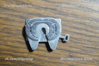 Комплект для сборки: металлическое седло Jost JSK 38C1 1:50 для современных седельных тягачей (Клен)