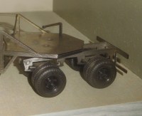 Сборная модель 1:43 Двухосная задняя подкатная тележка (Клен)