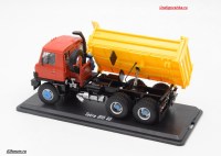 Коллекционная масштабная модель 1:43 Самосвал с боковой разгрузкой 6х6 Tatra 815S3, красный, желтый (SSM)