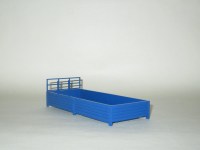 Сборная модель 1:43 бортовая платформа односторонняя КамАЗ-43118 (Клен)