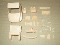 Одинарная кабина для масштабных моделей 1:43 6х6 4х4 Миасский Некст, Next (Мастерская)