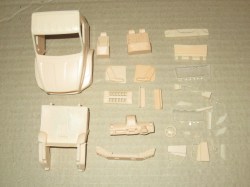 Одинарная кабина для масштабных моделей 1:43 6х6 4х4 Миасский Некст, Next (Мастерская)