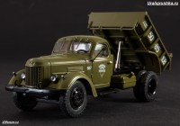 Коллекционная масштабная модель 1:43 Самосвал 4х2 ЗиЛ-ММЗ-585Л, хаки (Start Scale Models (SSM)