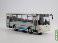 Масштабная модель 1:43 Отечественный автобус ПАЗ-4230 "Аврора"с журналом №26 (Наши Автобусы. Modimio)