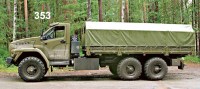 Комплект для сборки: металлическая рама 1:43 шасси из Миасса 6х6 Некст, база 4755 (Клен)