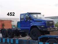 Комплект для сборки: металлическая рама 1:43 седельный тягач из Миасса 6х6 Некст, база 4755 (Клен)