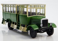 Масштабная модель 1:43 Довоенный автобус Я-6 с журналом №37 (Наши Автобусы. Modimio)